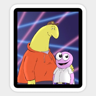 smiling friends  class photo Sticker
